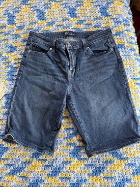 GAP Womens Bermuda Blue Denim Shorts